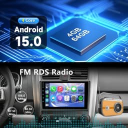 Android 15 Car Stereo 9 Inch GPS 5G WiFi CarPlay Android Auto CRV 07 11 gallery image 4