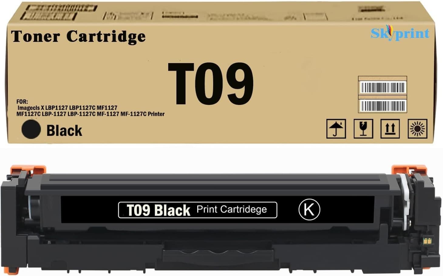 T09 Black Toner Cartridge High Yield Replacement for ImageCLASS X LBP1127