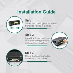 Compatible 56F1000 High Yield Black Toner Cartridge Compatible with Lexmark 56F1 gallery image 6