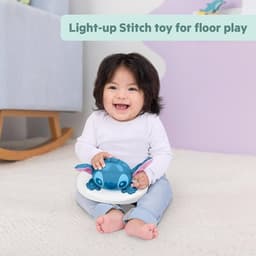 Disney Stitch Baby Activity Jumper with Toys Lights Music 360° Seat 6-12 Mo gallery image 4