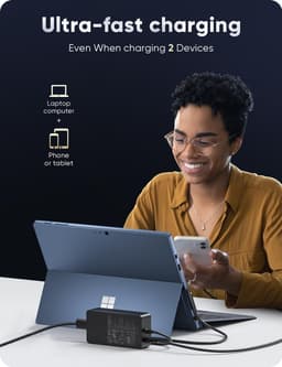 Laptop Power Adapters/Chargers Black Surface Charger 102W 15V 6.33A Microsoft Su gallery image 5