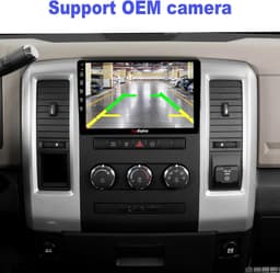 QLED Touchscreen Car Stereo for Dodge Ram 2009-2012 Wireless CarPlay Android gallery image 2