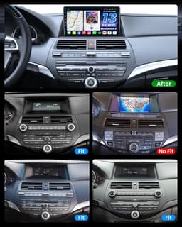 10.1in Car Stereo for Honda Accord 2008-2012 Wireless CarPlay GPS gallery image 2