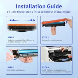 210A Toner Cartridges 4 Pack w Chip for Color LaserJet Pro 4301 4201 gallery image 4