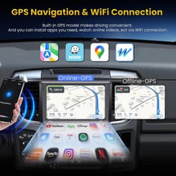 Android 13 Car Stereo Wireless CarPlay Android Auto Dodge Ram Pickup 1500 2500 3 gallery image 6