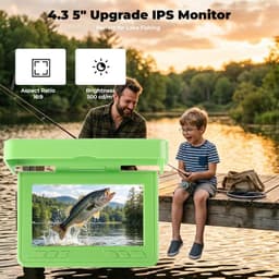 Underwater Fishing Camera 220° Ultra Wide 4.3in LCD Night Vision Waterproof 98ft gallery image 2