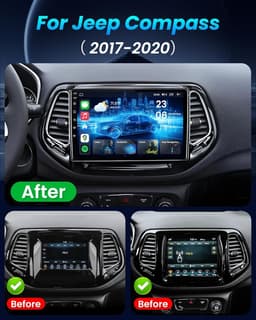 Video In-Dash Units w/GPS Backup Camera 2017 [8Core] Car Radio Jeep Compass 2017 gallery image 3