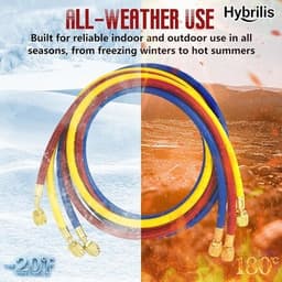 Other Fittings & Adapters Yellow Blue Red Upgrade 1/4in A2L Refrigerant Hose 8FT gallery image 4