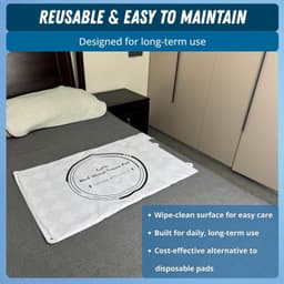 Wireless Bed Alarm Pad 20×30 w Pager Vibration Sound Fall Prevention Elderly gallery image 5