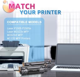 36A CB436A High Yield Black Toner 2-Pack for HP P1505 M1522 M1120 gallery image 7