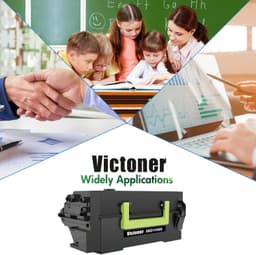 58D1H00 Black High Yield Toner Cartridge 15000 Pages Compatible for MS MX gallery image 2