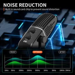 USB Condenser Microphone Metal Gaming Streaming Podcast 4 Pickup Patterns gallery image 6