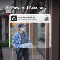 2K Wired AI Security Camera Wide View Smart Detection Spotlight Audio gallery image 2