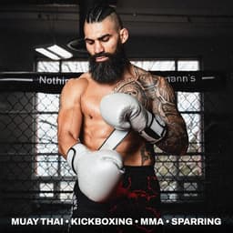Chrome Luxe Boxing Gloves 100% Buffalo Leather Gel Padding Muay Thai MMA gallery image 4