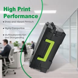 58D1H00 Black High Capacity Toner Cartridge for MS MX Series Printers gallery image 5
