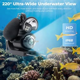 Underwater Fishing Camera 220° Ultra Wide 4.3in LCD Night Vision Waterproof 98ft gallery image 3