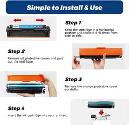 414A Toner Cartridge,Latest Chip Compatible for HP 414A 414X W2020A for Color La gallery image 6