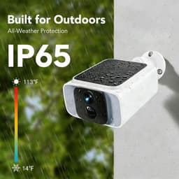 Solar Security Camera 4MP WiFi 2.4/5GHz Outdoor Color Night Vision gallery image 7