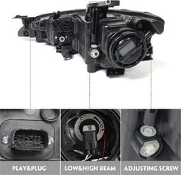 Headlight Assemblies Chrome 2015 Halogen Headlight Assembly Fit Chrysler Kit Set gallery image 5