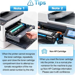 206A Toner 4 Pack w Chip for HP M283fdw M255dw 206X Compatible gallery image 7