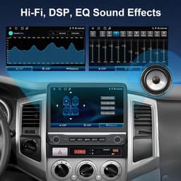 10.1in Tacoma Car Stereo Wireless CarPlay Android Auto GPS BT WiFi FM w Knob gallery image 3