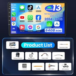 9in Android Car Stereo for Subaru Forester WRX Impreza 2012-2015 Wireless CarPla gallery image 5