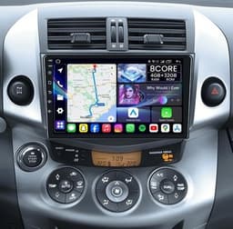 Fabric 2007 8Core+4G RAM Car Radio Toyota RAV4 2007 2012 Wi-Fi Kit Set Ready OEM gallery image 1