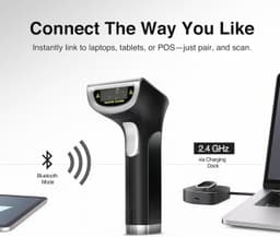 Barcode Scanners iOS & Android 1D/2D Barcode Scanner Wireless – Boost Speed & Ac gallery image 8