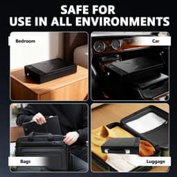 Fingerprint Lock Safe 4 Ways Unlock Biometric Portable Steel Security Box gallery image 5