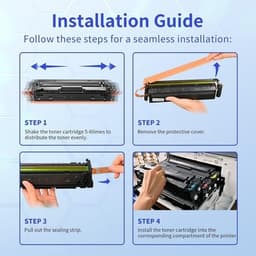 075 Toner Cartridge Set Compatible Replacement for Canon 075 075H Toner Works wi gallery image 2
