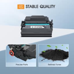 89X 89A Black Toner Cartridge 2 Pack High Yield w Chip for Laser Printers gallery image 2