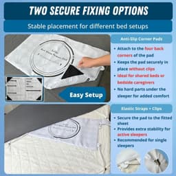 Wireless Bed Alarm Pad 20×30 w Pager Vibration Sound Fall Prevention Elderly gallery image 4
