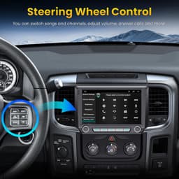 Android 13 Car Stereo Wireless CarPlay Android Auto Dodge Ram Pickup 1500 2500 3 gallery image 4