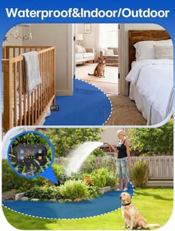 Wireless Pet Barrier Indoor Outdoor Adjustable Range Rechargeable System gallery image 5