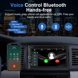 Video In-Dash Units w/GPS EQ Double Din Car Radio Stereo 7 Inch Touch Screen Sup gallery image 2