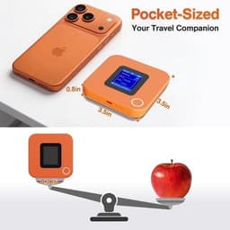 4G M418 Mobile Broadband Devices Red Orange 4G LTE Mobile Hotspot Device Total 6 gallery image 7