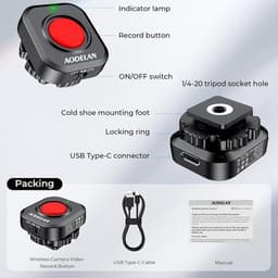Sony Remotes & Shutter Releases.com: Wireless Camera Video Record Button Top/S gallery image 2