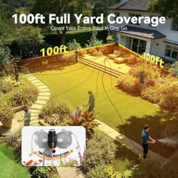 heavy-duty Hose Reels & Storage Black Retractable Garden Hose Reel 1/2 in x 100 gallery image 3