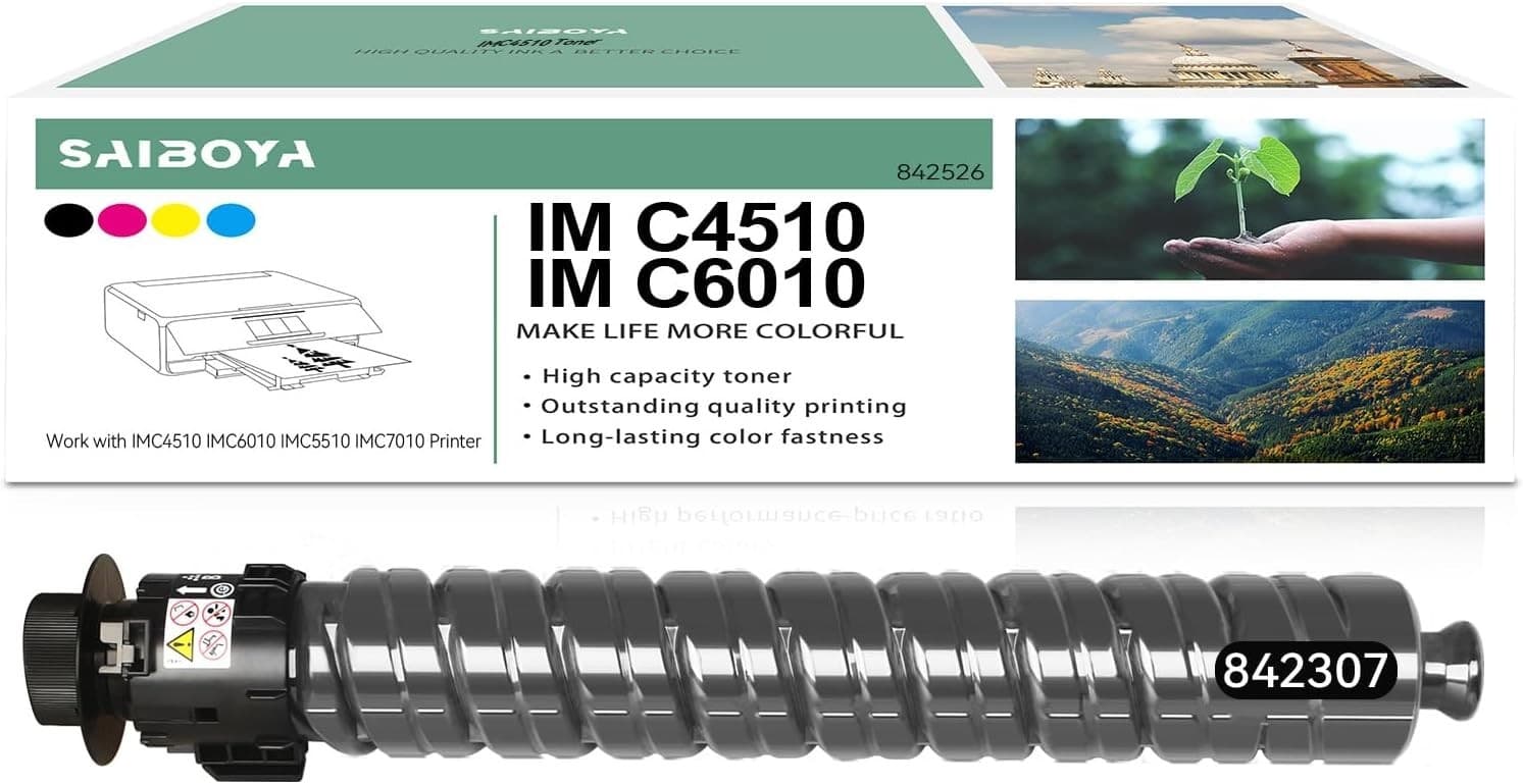 IM C4510 IM C6010 Black Toner 842526 High Yield 42000 Pages