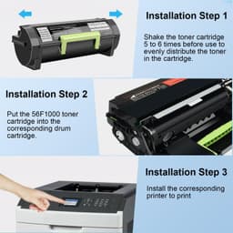 Extra High Yield 66S1X00 Black Toner Cartridge eplacement for Lexmark 66S1X00 Co gallery image 6