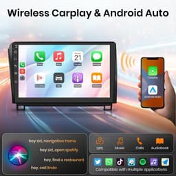 10.1 Inch Touch Screen Car Stereo for Toyota Tundra Sequoia Wireless CarPlay gallery image 5