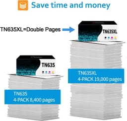 TN635XL 4 Pack Toner for Brother HL-L8430CDW MFC-L8930CDW gallery image 4