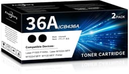 36A CB436A High Yield Black Toner 2-Pack for HP P1505 M1522 M1120 gallery image 1
