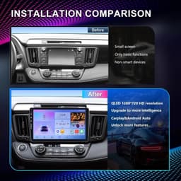 10.1″ Android 13 Car Stereo Toyota RAV4 2013-2018 w/ CarPlay & Backup Cam gallery image 2