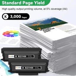 B221H00 Black Toner Cartridge High Yield 3000 Pages with Chip for Lexmark gallery image 5