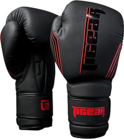 Gloves - Boxing Black/Red Surge Pro Boxing Gloves Men Women & Kids | Engineered gallery image 1