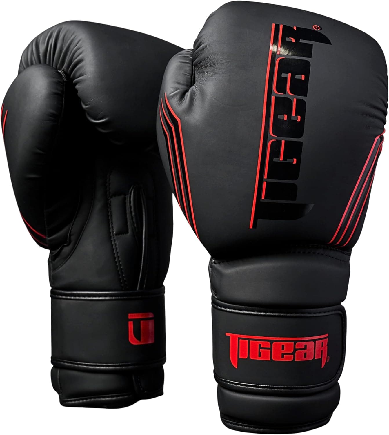 Gloves - Boxing Black/Red Surge Pro Boxing Gloves Men Women & Kids | Engineered