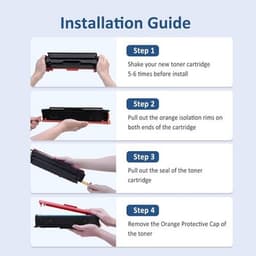 410X Toner Cartridges Compatible for 410X CF410X Color LaserJet Pro MFP M477FDN gallery image 2
