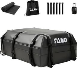 TAX-RB21-A Cargo Boxes, Bags & Baskets Black Car Roof Bag 21 Cubic Feet Rooftop gallery image 1