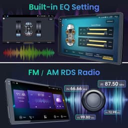 Fabric 2007 8Core+4G RAM Car Radio Toyota RAV4 2007 2012 Wi-Fi Kit Set Ready OEM gallery image 6